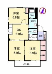 Mレーペン A棟の間取り画像