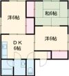 コーポ共栄Bの間取り画像