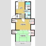 コーポ雅の間取り画像