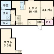 75apartment.東明Sの間取り画像