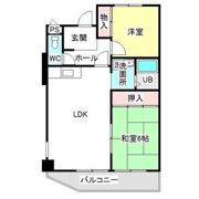 レジデンス蓮池の間取り画像