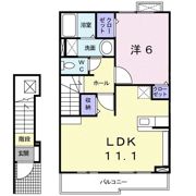 カーサ エレガンテⅡの間取り画像