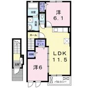 メゾン レーヴAの間取り画像