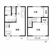 かごはらハイツ Bの間取り画像