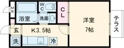 サンハイム上山の間取り画像