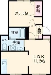 ヴィラ島立の間取り画像