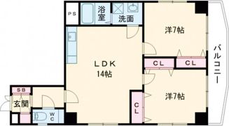 セイシェル神戸の間取り画像