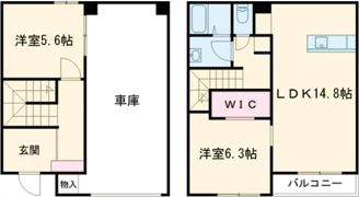 ラグナ・セカGarage03 Aの間取り画像