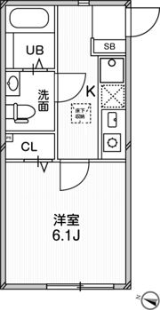 ルクール平和台の間取り画像