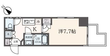 フェルテ中野の間取り画像