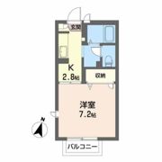 アヴニール北仙北Ⅱの間取り画像
