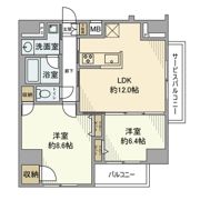プレール・ドゥーク板橋の間取り画像