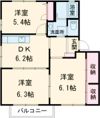 ラポワール横田 B棟の間取り画像