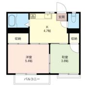 米波ハイツの間取り画像