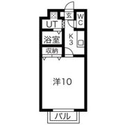 アムール西岡崎(AD1 → AD2 に増額しました!)の間取り画像