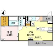 D-ROOM上所中の間取り画像