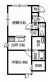 旭町ハウスⅡの間取り画像
