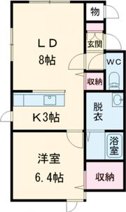 旭町ハウスⅡの間取り画像