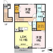 アヴェニール萩の間取り画像