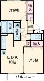 ロイヤルガーデン小佐世保 C棟の間取り画像