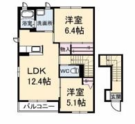 KO．レジデンス B棟の間取り画像