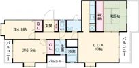 シティハイツ諏訪山の間取り画像