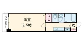 Niceマンション九品寺の間取り画像