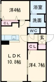 センチュリー日の出の間取り画像