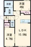 センチュリー日の出の間取り画像