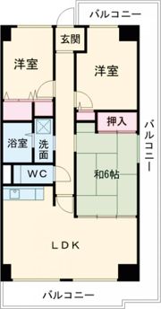 ブリランテ鶴見の間取り画像