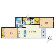 ISOLA板付の間取り画像