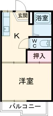 フレグランス北野の間取り画像