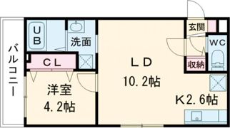 センチュリー末広の間取り画像