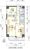 ベルメゾン新田東の間取り画像