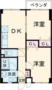 ガーデン桜坂の間取り画像