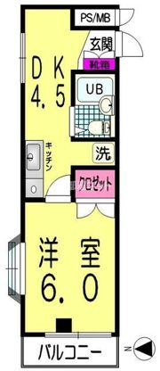 プラザ新保の間取り画像