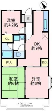 ヒルサイドテラス鶴ヶ島の間取り画像