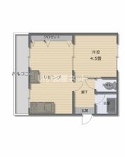 アリュール荘園Ⅱの間取り画像
