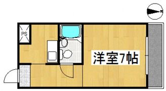 チサンマンション倉敷の間取り画像