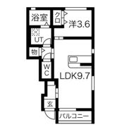 Bel Posto 星が丘 B棟の間取り画像