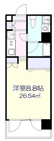 コモド若葉の間取り画像