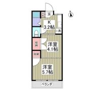 第一ハイム山下の間取り画像
