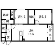 Lien 南郷6(リアン)の間取り画像