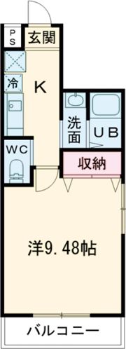 フラッティ谷口園町の間取り画像