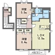 シャインヒルコート弐番館の間取り画像