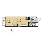 Le ciel中村日赤の間取り画像