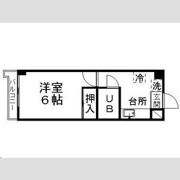 リバティーハイツ二日町の間取り画像