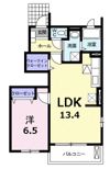 アプローズ Kの間取り画像