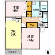 AISE SQUARE ⅠⅡⅢの間取り画像