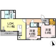 シェーンブルーメ横浜の間取り画像